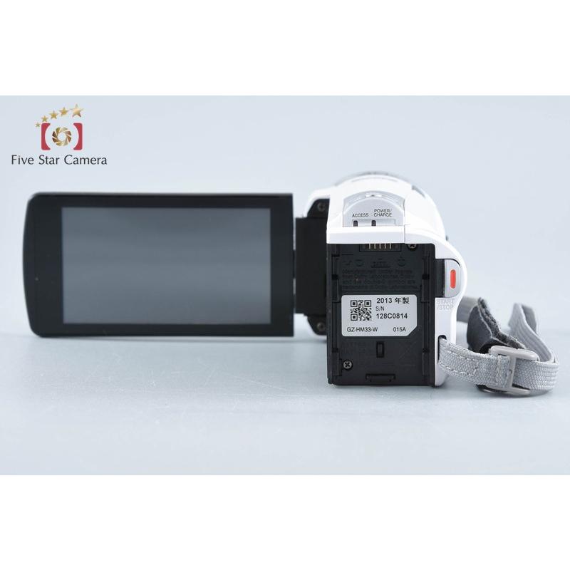 中古】JVC ケンウッド Everio GZ-HM33 ホワイト デジタルビデオカメラ