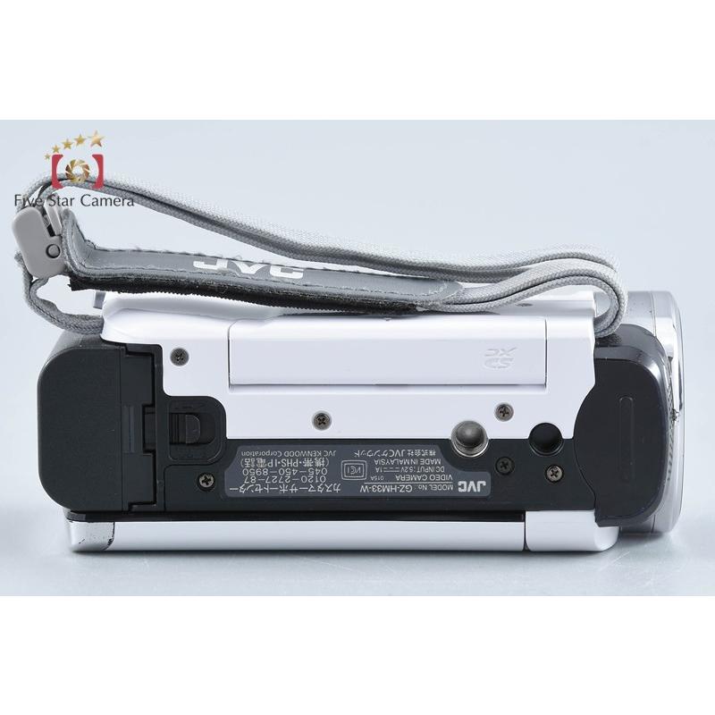 中古】JVC ケンウッド Everio GZ-HM33 ホワイト デジタルビデオカメラ