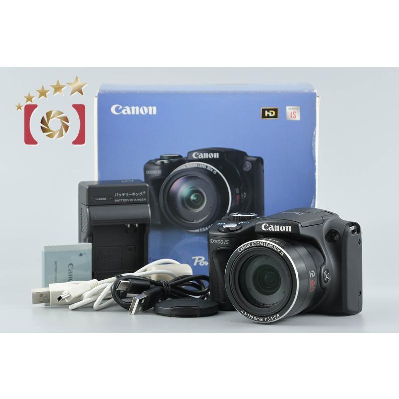Canon PowerShot SX500 IS コンパクトデジカメ【中古】 キヤノン（Canon） 【中古】Canon PowerShot SX500 IS ブラック