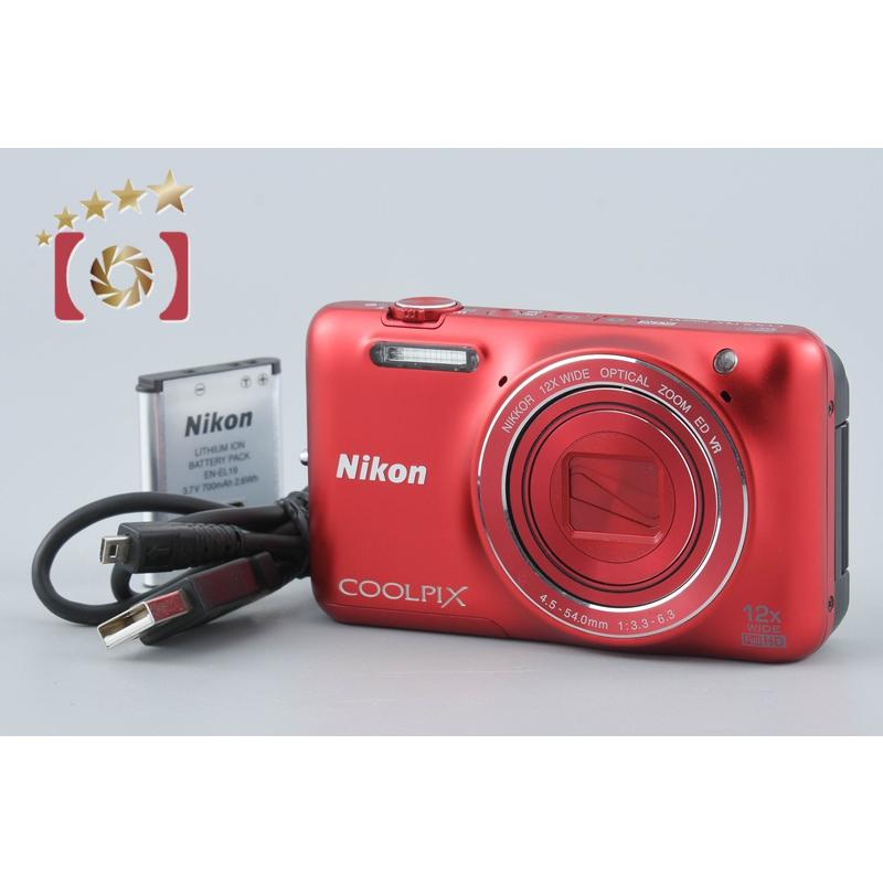 Nikon ニコン COOLPIX S6600 コンパクト デジタルカメラ ニコン（Nikon） 【中古】Nikon COOLPIX S6600 ラズベリーレッド