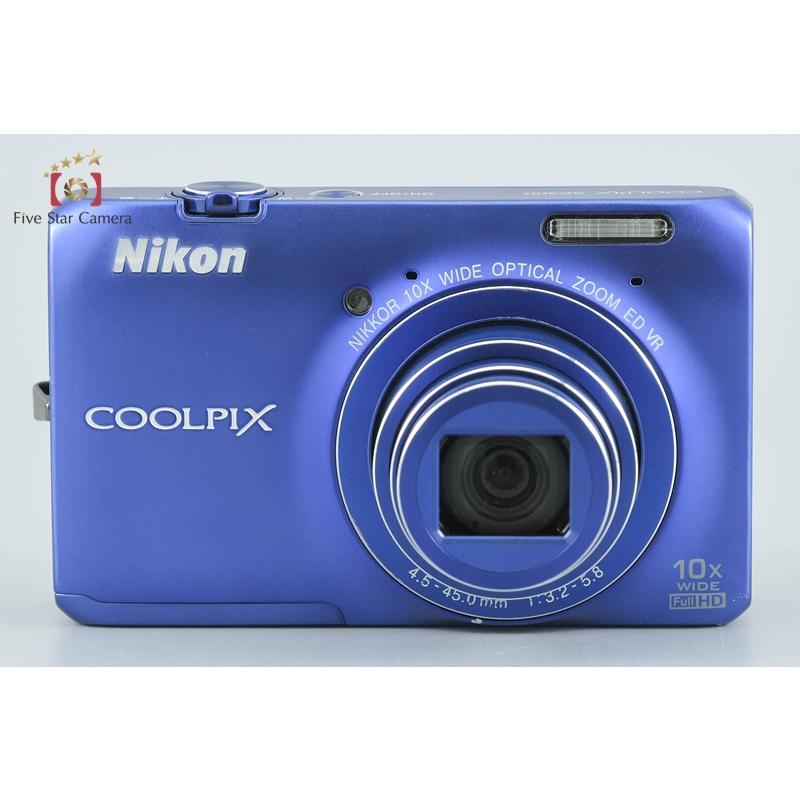 Nikon Coolpix S6300 ブルー コンパクトカメラ ニコン（Nikon） 【中古】Nikon COOLPIX S6300 スタイリッシュブルー
