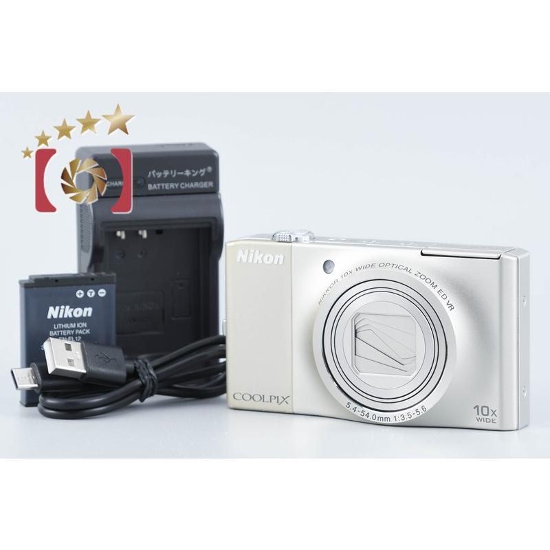 【動作品】コンデジ NIKON COOLPIX S8000 シャンパンシルバー ニコン（Nikon） 【中古】Nikon COOLPIX S8000 シャンパンシルバー