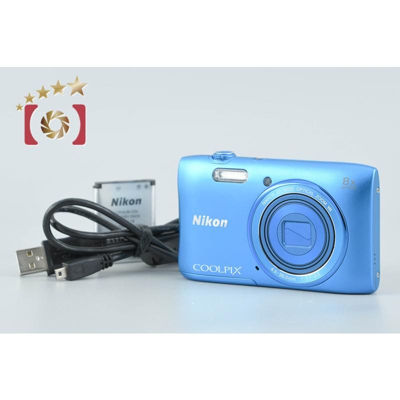 ニコン（Nikon） 【中古】Nikon COOLPIX S3600 コバルトブルー