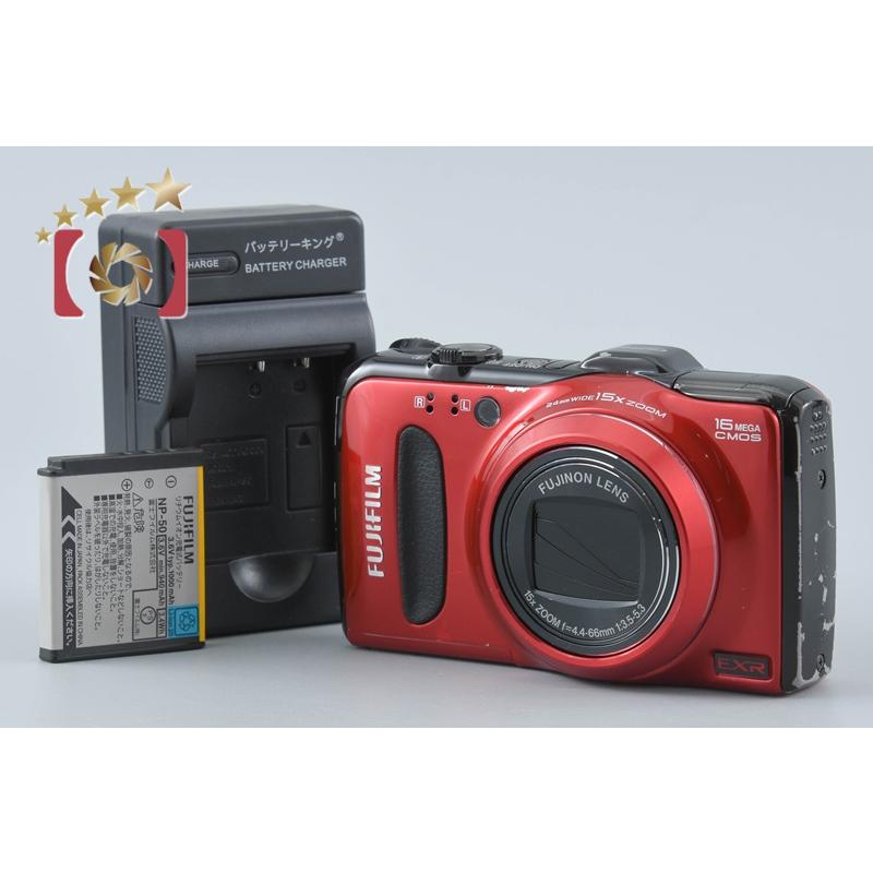 動作良好✨ FUJIFILM FinePix F550EXR レッド FUJIFILM（フジフイルム） 【中古】FUJIFILM 富士フイルム FINEPIX