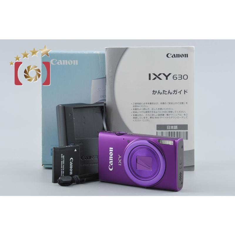 め*い様 Canon IXY 630 パープル コンパクトデジタルカメラ 本体 キヤノン（Canon） 【中古】Canon IXY 630 パープル コンパクト