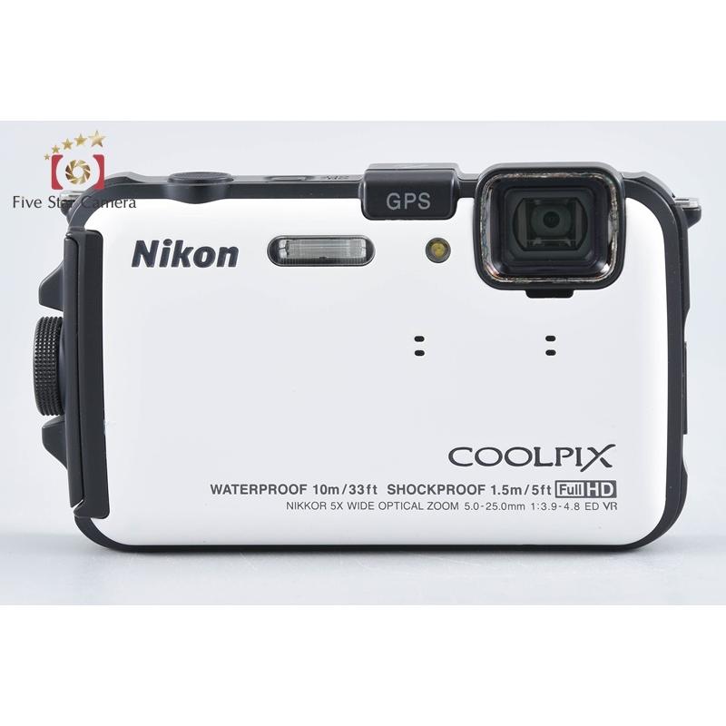 Nikon COOLPIX AW100 ホワイト廃盤美品　付属品付き ニコン（Nikon） 【中古】Nikon COOLPIX AW100 ナチュラルホワイト
