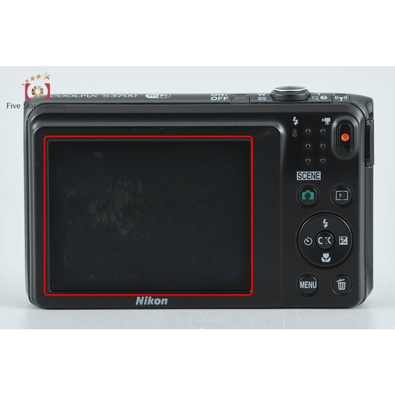 ニコン（Nikon） 【中古】Nikon COOLPIX S3700 ブラック コンパクト