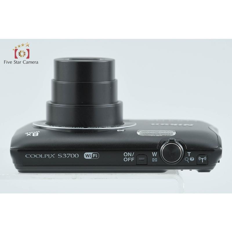美品　動作確認済み　Nikonクールピクスs3700ブラック ニコン（Nikon） 【中古】Nikon COOLPIX S3700 ブラック コンパクト