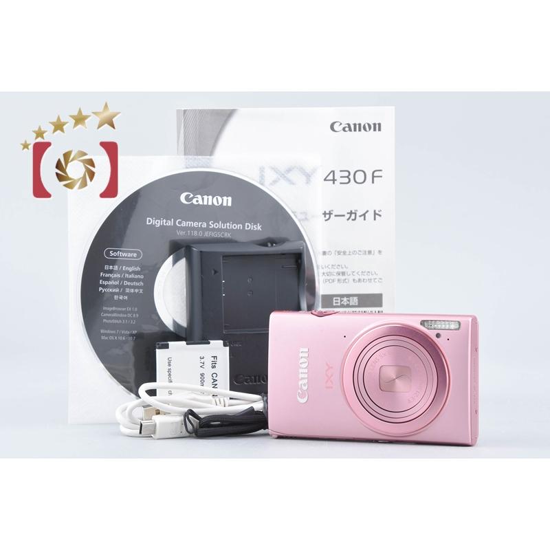 【純正ケース付】Canon IXY 430F ピンク（ストラップ・充電器付） キヤノン（Canon） 【中古】Canon IXY 430F ピンク コンパクトデジタル