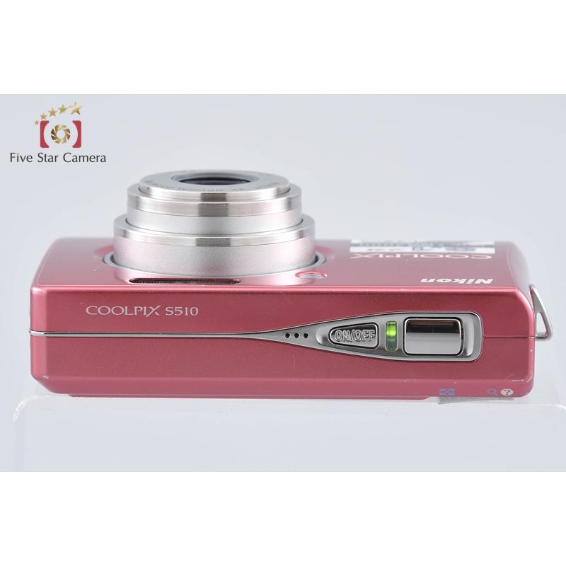 Nikon COOLPIX S510 デジタルカメラ ラズベリーレッド ニコン（Nikon） 【中古】Nikon COOLPIX S510 ラズベリーレッド