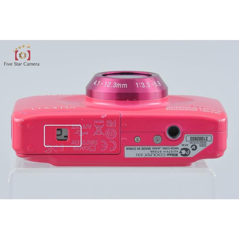 ニコン（Nikon） 【中古】Nikon COOLPIX S31 ピンク コンパクト