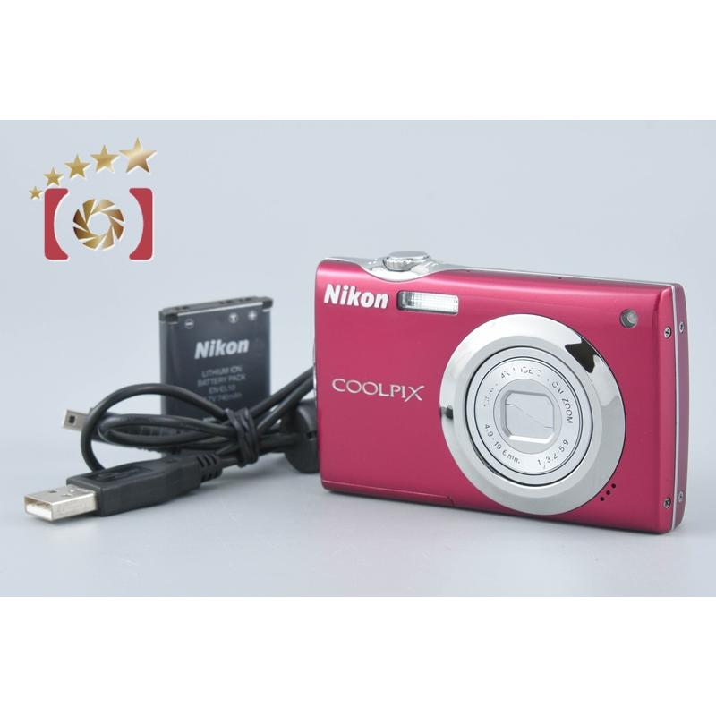 Nikon COOLPIX S4000 コンパクトデジタルカメラ ニコン（Nikon） 【中古】Nikon COOLPIX S4000 ルビーレッド