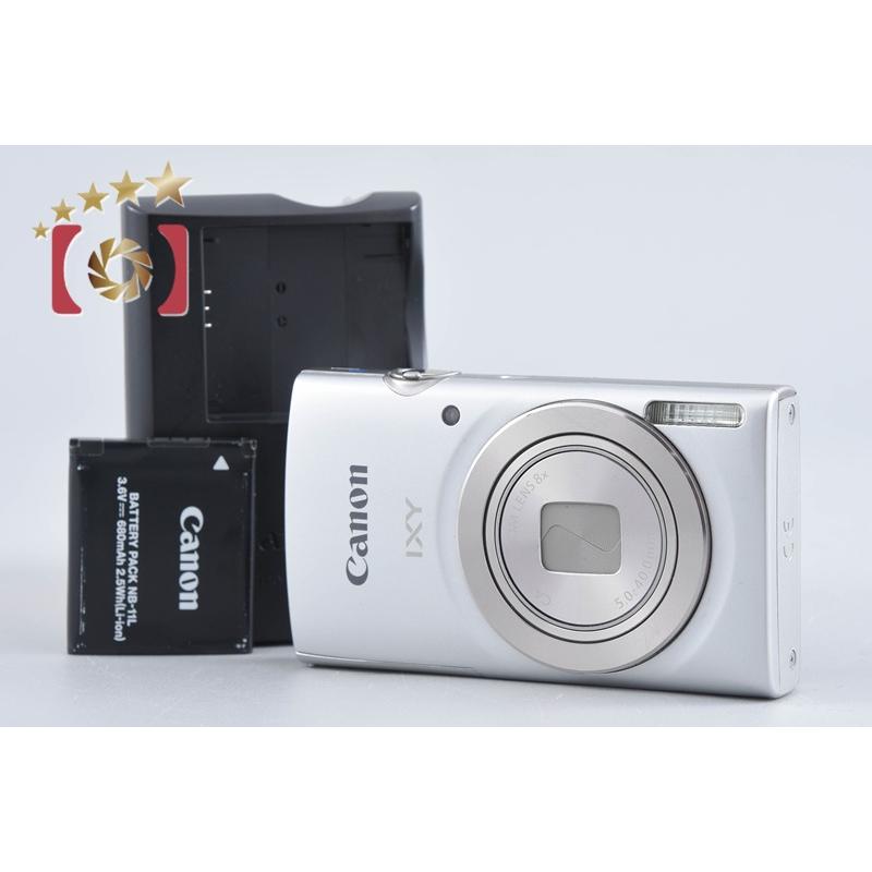 ☆美品【Canon】IXY 180 シルバー キヤノン キャノン キヤノン（Canon） 【中古】Canon IXY 180 シルバー コンパクト
