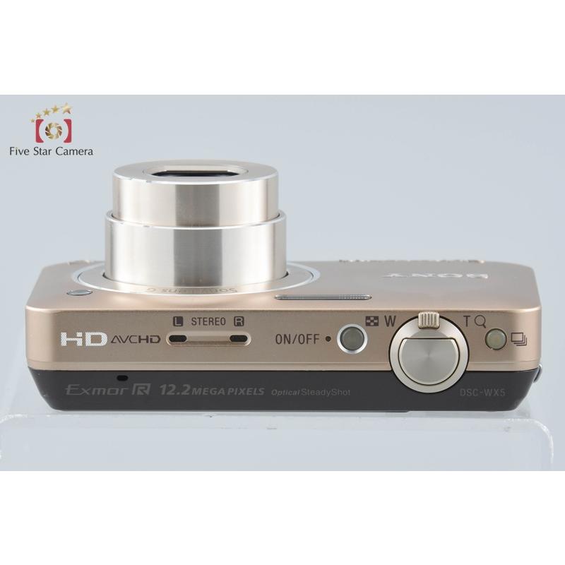 【ジャンク品】Sony Cyber-shot DSC-WX5 gold ゴールド SONY（ソニー） 【中古】SONY Cyber-shot DSC-WX5 ゴールド デジタル