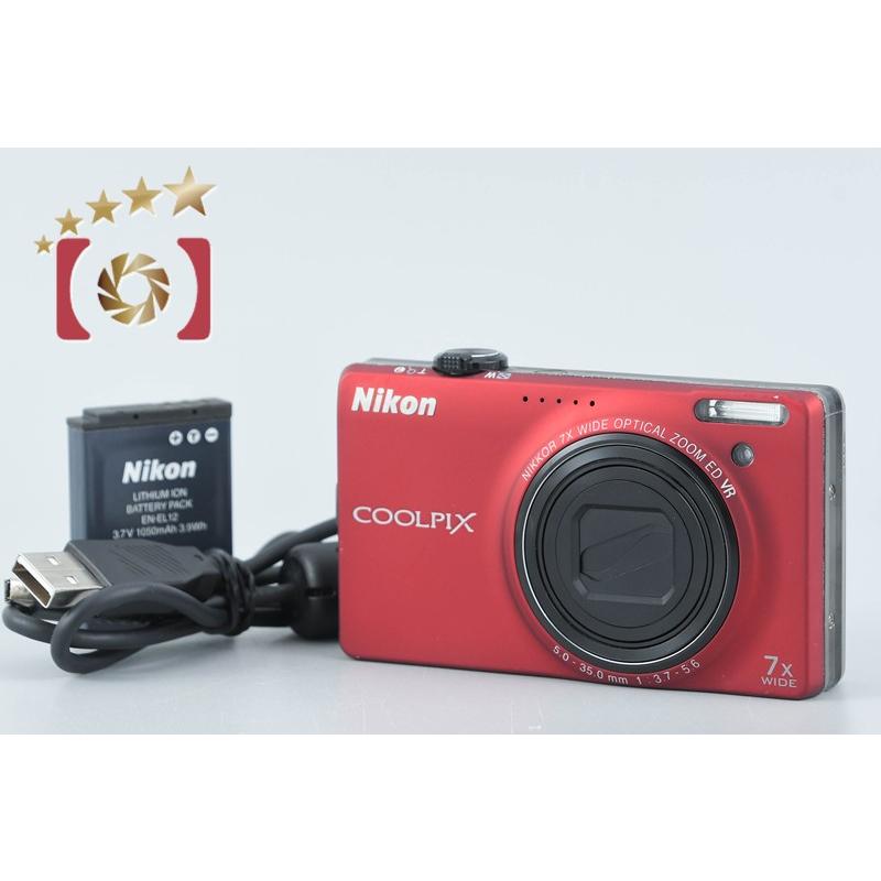 ニコン COOLPIX S6000 フラッシュレッド コンデジ カメラ 中古 ニコン（Nikon） 【中古】Nikon COOLPIX S6000 フラッシュレッド
