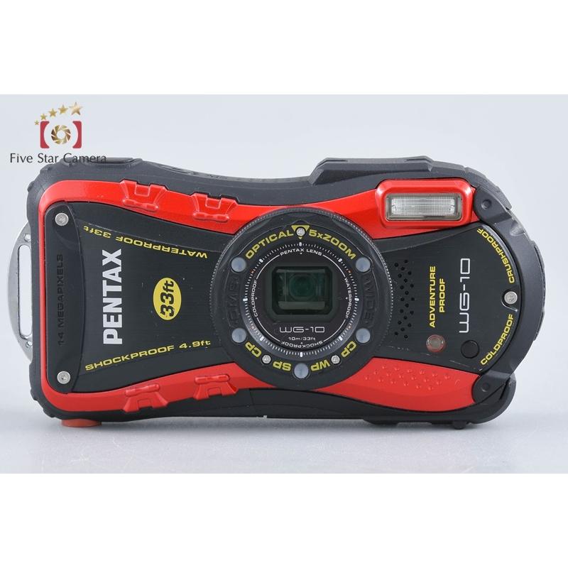 リコー（RICOH） 【中古】RICOH PENTAX ペンタックス WG-10 レッド