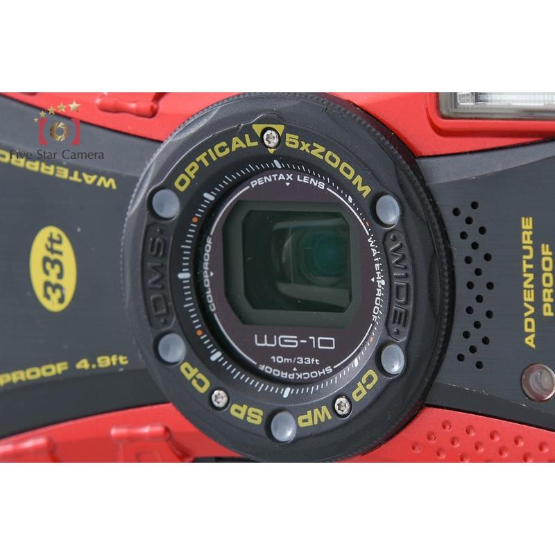 リコー（RICOH） 【中古】RICOH PENTAX ペンタックス WG-10 レッド