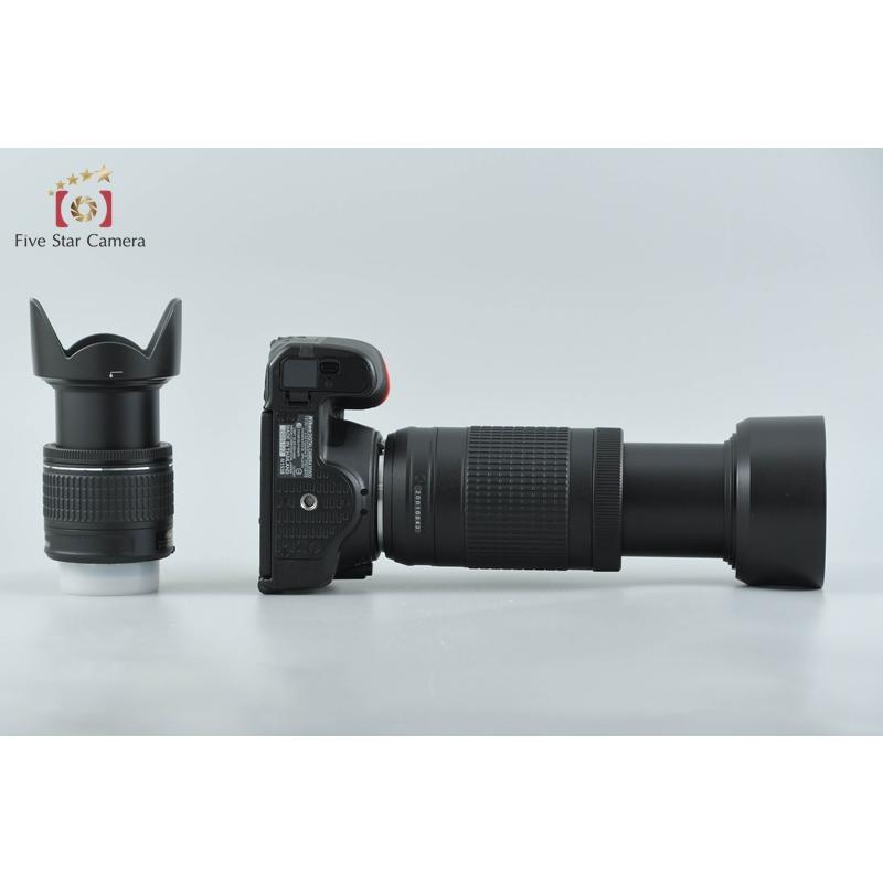【超美品】nikon d5600ダブルズームキット SD64GB・三脚・元箱あり ニコン（Nikon） 【中古】Nikon D5600 ダブルズームキット : 中古