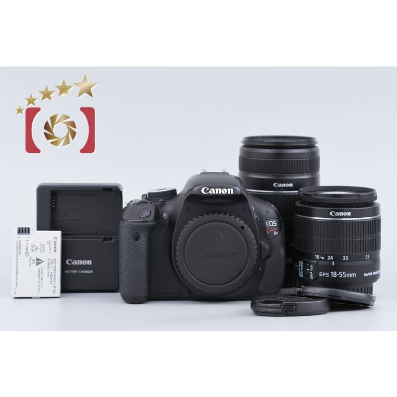 【美品】Canon　EOSKissX5　ダブルズームレンズキット（中古 キヤノン（Canon） 【中古】Canon EOS Kiss X5 ダブルズームレンズ