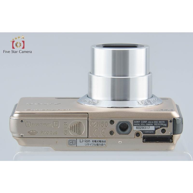 SONY（ソニー） 【中古】SONY Cyber-shot DSC-W270 ゴールド デジタル
