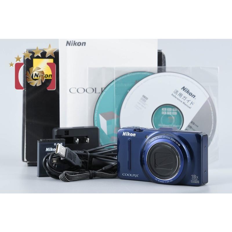 【訳あり】Nikon COOLPIX S9300 デジカメ ネイビーブルー ニコン（Nikon） 【中古】Nikon COOLPIX S9300 ネイビーブルー