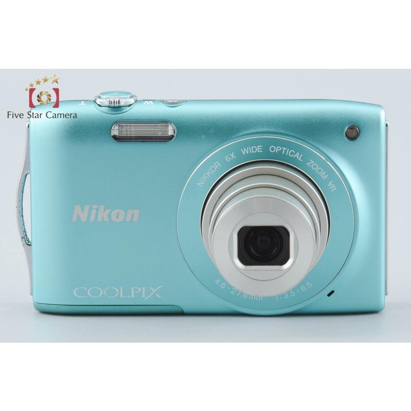 Nikon COOLPIX S3300 コンデジ　中古品　グリーン ニコン（Nikon） 【中古】Nikon COOLPIX S3300 ミントグリーン