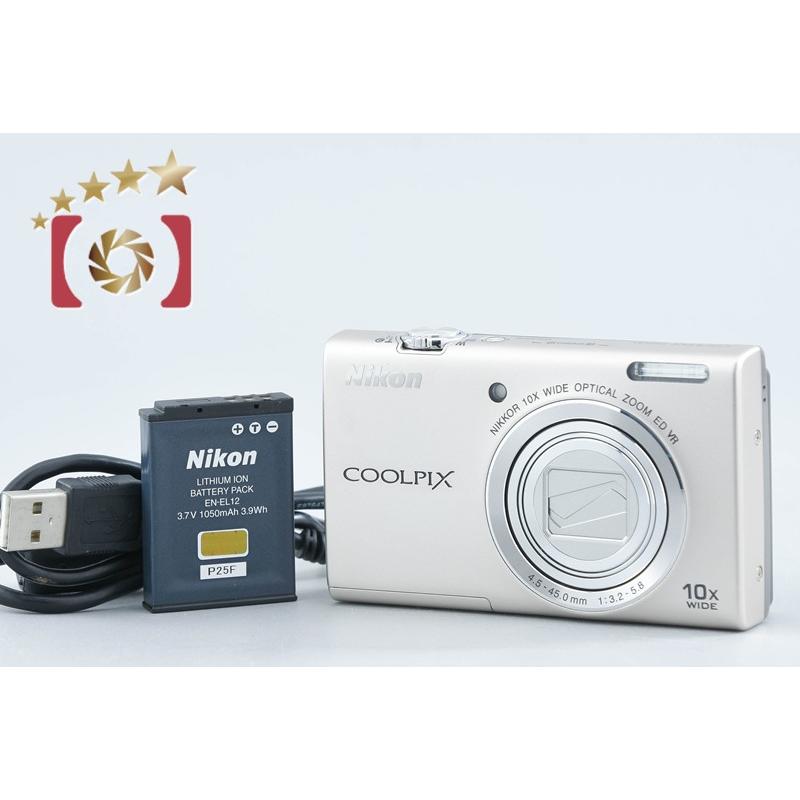 ニコン（Nikon） 【中古】Nikon COOLPIX S6200 プラチナシルバー