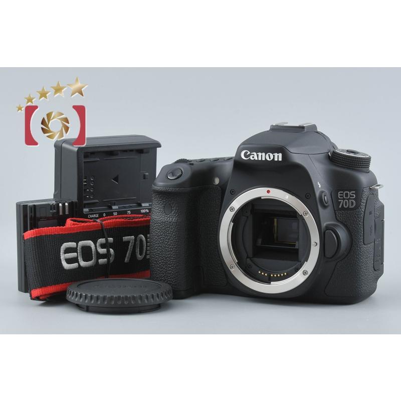 ☆美品【Canon】EOS 70D ショット数650回未満 キャノン　キヤノン キヤノン（Canon） 【中古】Canon EOS 70D デジタル一眼レフカメラ