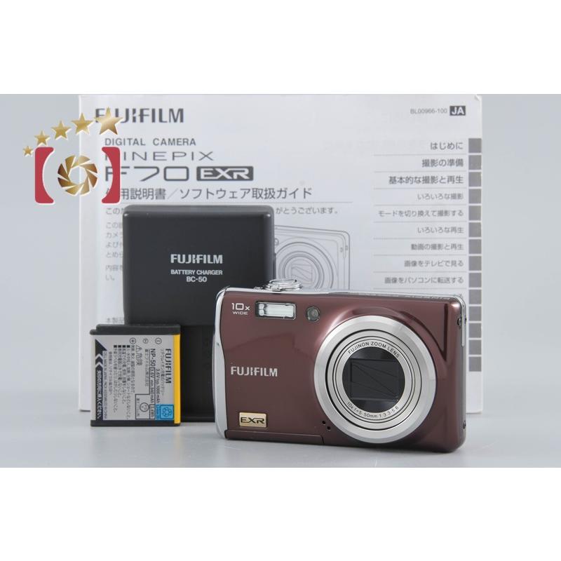 【中古品】FUJIFILM FinePix F70EXR ブラウン デジカメ FUJIFILM 【中古】FUJIFILM 富士フイルム FinePix F70EXR