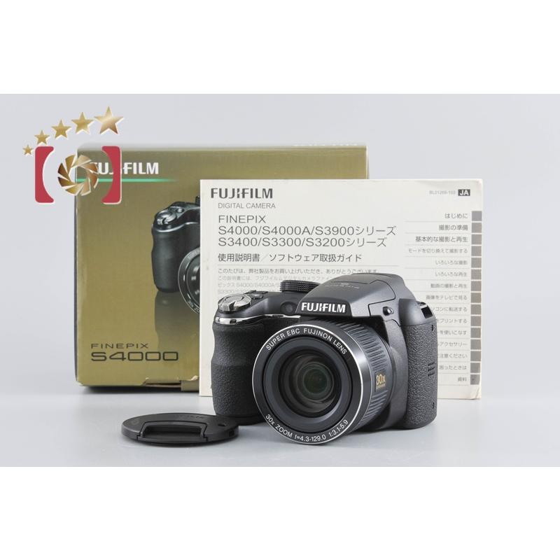 【中古】FUJIFILM 富士フイルム FINEPIX S4000 ブラック コンパクトデジタルカメラ 元箱付き FUJIFILM（フジフイルム） 【中古】FUJIFILM 富士フイルム FINEPIX