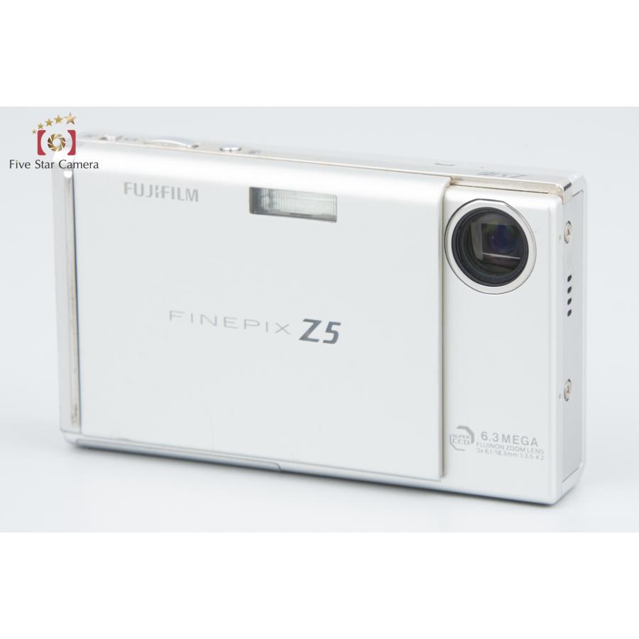 【中古】FUJIFILM 富士フイルム FINEPIX Z5fd シルバー コンパクトデジタルカメラ｜five-star-camera｜02