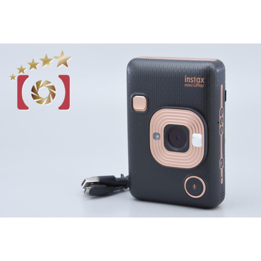【中古】FUJIFILM 富士フイルム instax mini LiPlay エレガントブラック FUJIFILM（フジフイルム） 【中古】FUJIFILM 富士フイルム instax mini