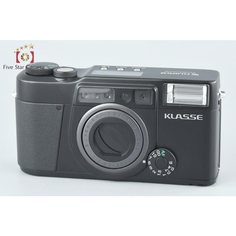 限定価格セール 中古 Fujifilm 富士フイルム コンパクトフィルムカメラ ブラック Klasse フィルムカメラ Aliuminium Lt