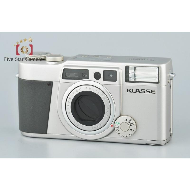 【中古】FUJIFILM 富士フイルム KLASSE シルバー コンパクトフィルムカメラ｜five-star-camera｜02