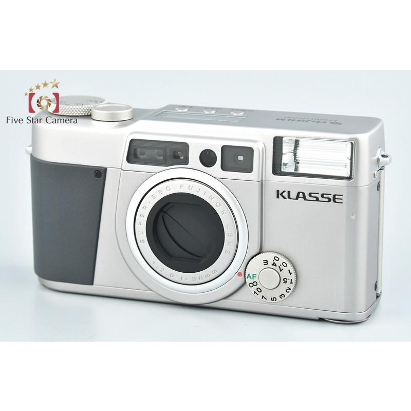 【中古】FUJIFILM 富士フイルム KLASSE シルバー コンパクトフィルムカメラ｜five-star-camera｜02