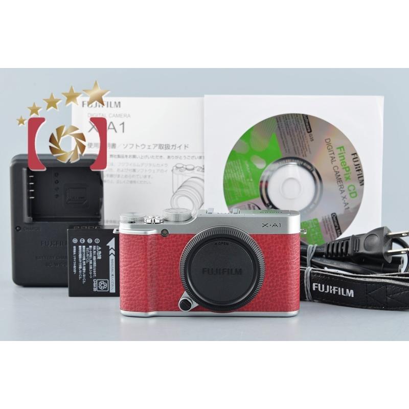 FUJIFILM 【中古】FUJIFILM 富士フイルム X-A1 レッド ミラーレス一眼