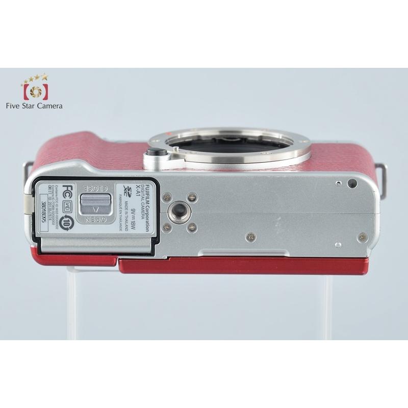 富士フィルム X-A1 レッド/シルバー 富士フイルム Xシステム フジフィルム ミラーレス FUJIFILM X-A1