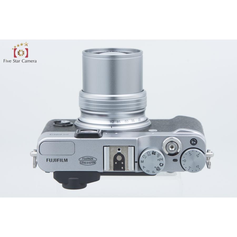【中古】FUJIFILM 富士フイルム X20 シルバー コンパクトデジタルカメラ｜five-star-camera｜08