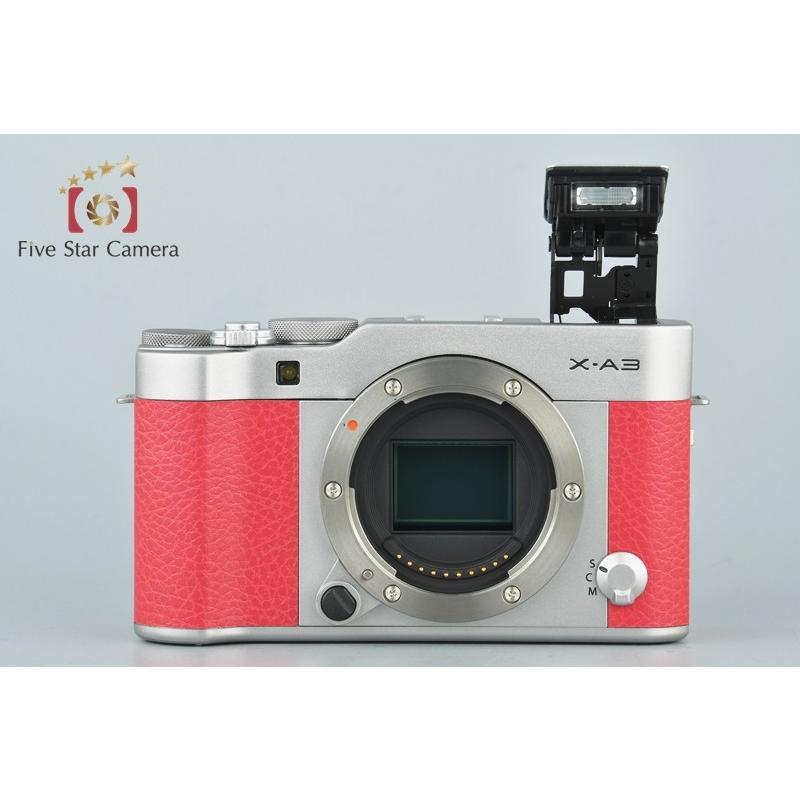 FUJIFILM 【中古】FUJIFILM 富士フイルム X-A3 ピンク ズームレンズ 