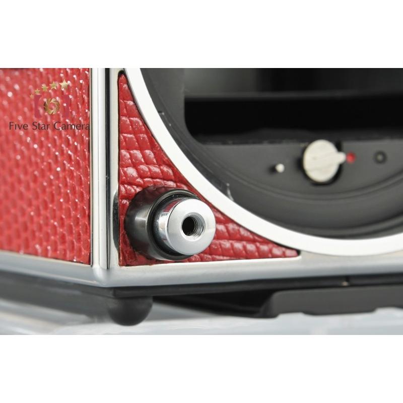 新品 HASSELBLAD 503CWBody 革 赤 Hasselblad 503CW Ruby Red | AI_9_26725