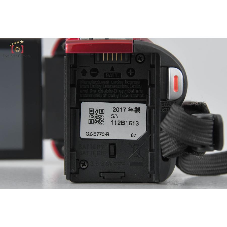 中古】JVC ケンウッド GZ-E770-R レッド ビデオカメラ : 中古 中古】JVC ケンウッド GZ-E770-R レッド ビデオカメラ : 中古