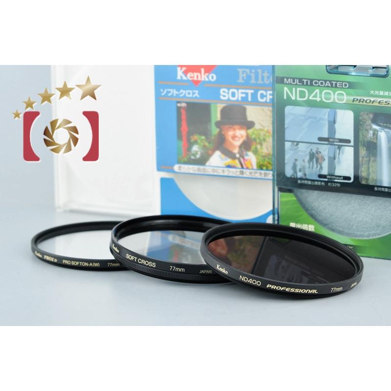 【中古】Kenko ケンコー ND400 77mm + PRO1D Pro Softon A (W) 77mm + SOFT CROSS 77mm レンズフィルター 中古】Kenko ケンコー ND400 77mm + PRO1D Pro Softon A (W) SOFT