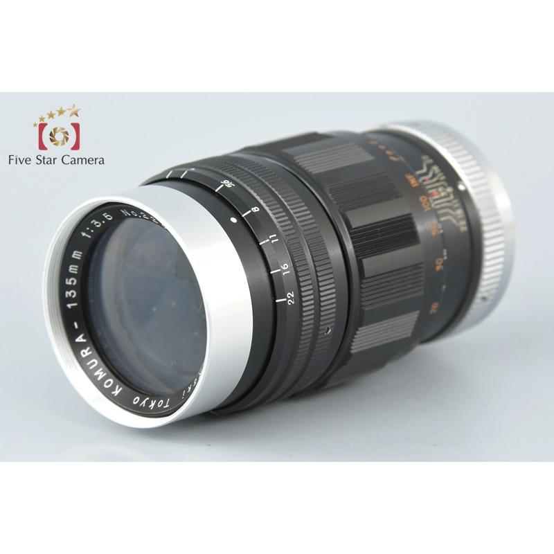 中古】KOMURA コムラー 135mm f/3.5 L39 ライカスクリューマウント