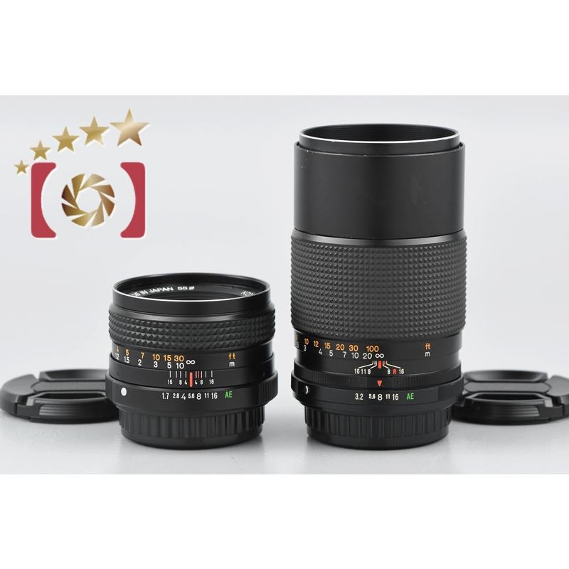 【中古】KONICA コニカ HEXANON AR 50mm f/1.7 + 135mm f/3.2 AE 中古】KONICA コニカ HEXANON AR 50mm f/1.7 + 135mm f/3.2 AE : 中古