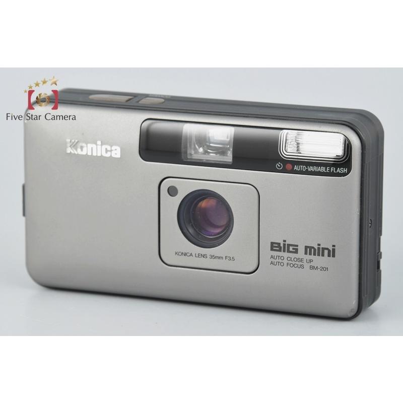 【中古】Konica コニカ BiG mini BM201 ブラック コンパクトフィルムカメラ konicabigminibm201