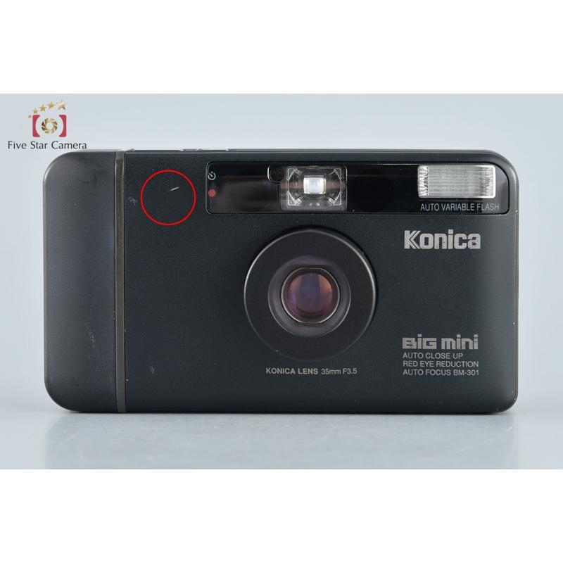 中古】Konica コニカ BiG mini BM-301 ブラック コンパクト