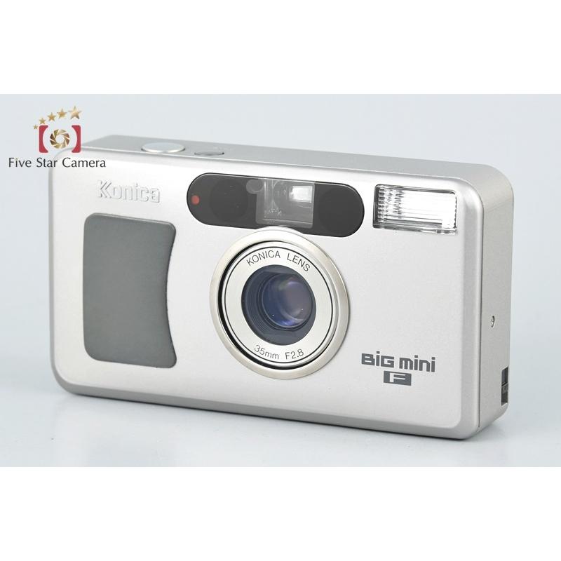 中古】KONICA コニカ BIG mini F シルバー コンパクトフィルムカメラ