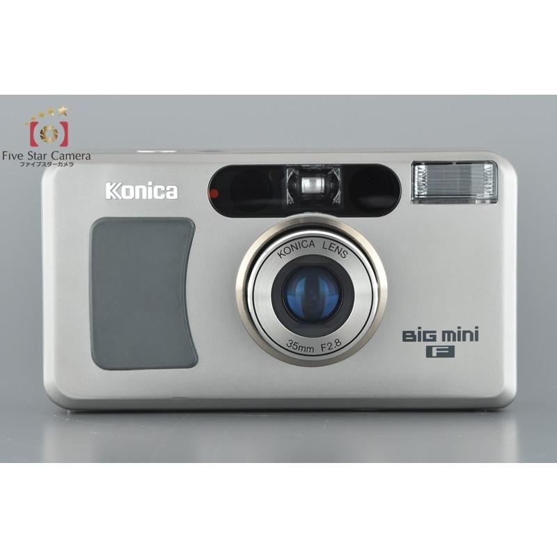 コニカ　Konica BIG mini F　中古　フィルムカメラ　名機　動作品 中古】Konica コニカ BIG mini F コンパクトフィルムカメラ : 中古