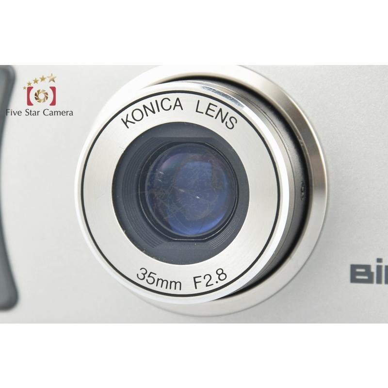 コニカ KONICA Big mini F フィルム コンパクトカメラ 【中古】 中古】KONICA コニカ BIG mini F シルバー コンパクトフィルム