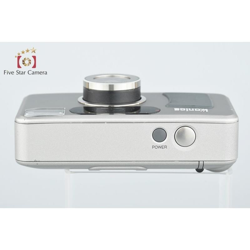 中古】KONICA コニカ BIG mini F シルバー コンパクトフィルムカメラ